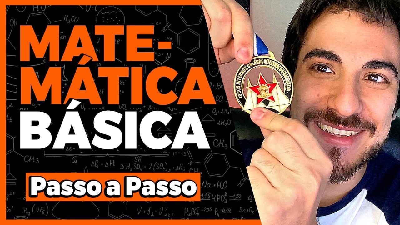 Thumbnail: Como melhorar sua MATEMÁTICA BÁSICA em 5 PASSOS 📈