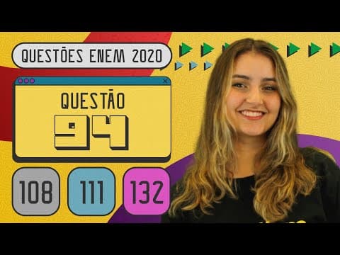 Thumbnail da aula: ENEM 2020 | Fênomenos Ondulatórios | Questão 94