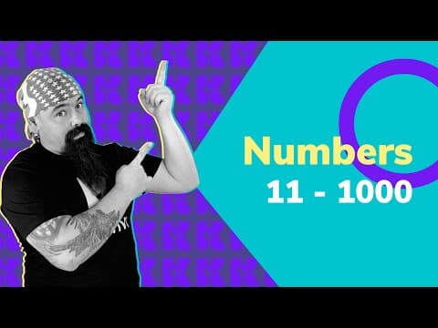 Thumbnail da aula: Inglês 2.0 | Kultivi | Numbers - 11 - 1000 | Prof. Rui Ventura