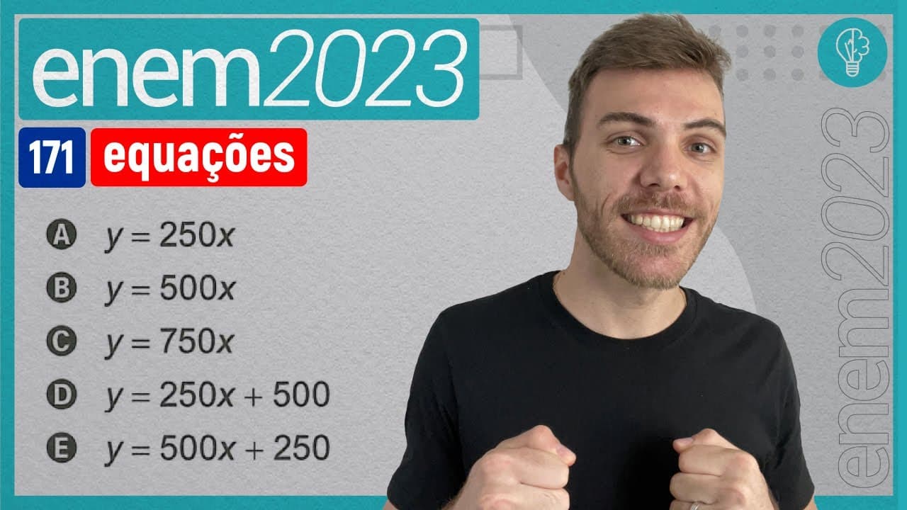 Thumbnail: ENEM 2023 - Para concretar a laje de sua residência, uma pessoa contratou uma construtora - EQUAÇÕES