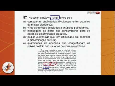 Thumbnail da aula: Inglês - Fuvest 2013