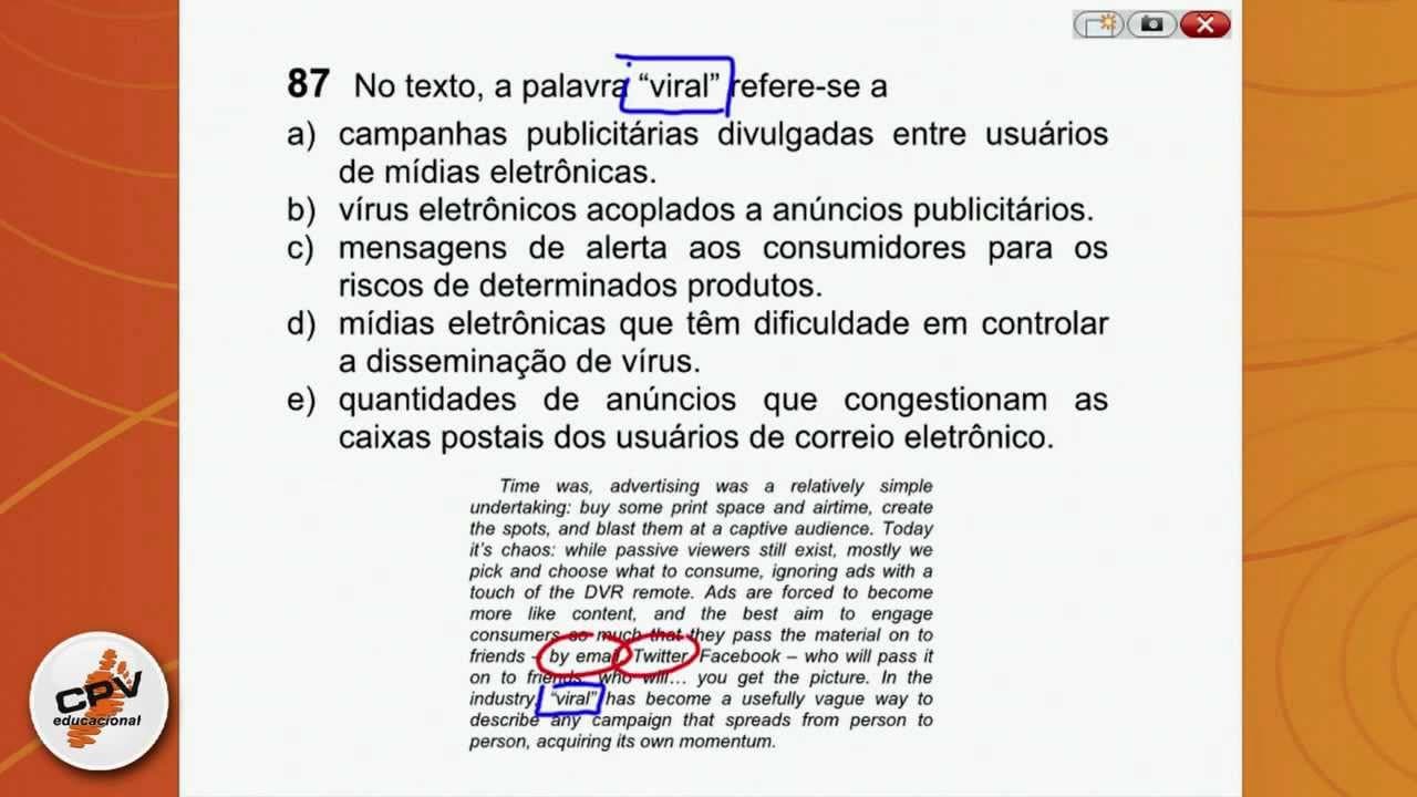 Thumbnail: Inglês - Fuvest 2013
