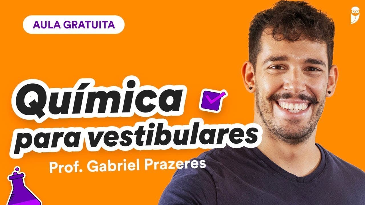 Thumbnail: Resolução Química - UNICAMP 2023 - Prof. Gabriel Prazeres