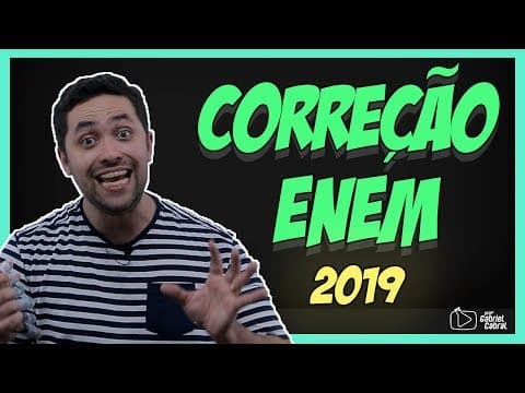 Thumbnail da aula: Correção de Química: ENEM 2019