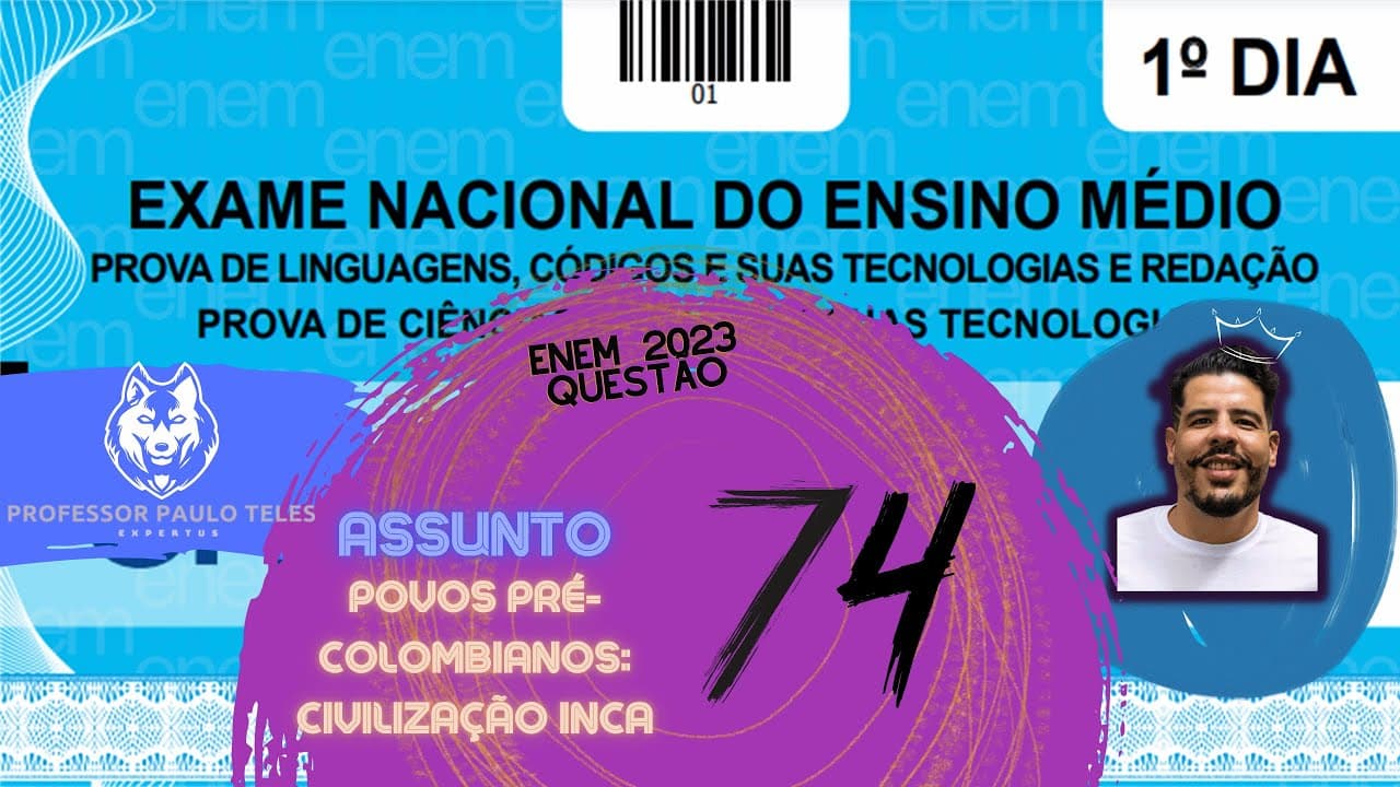Thumbnail: Resolução Enem 2023 - Humanas Questão 74