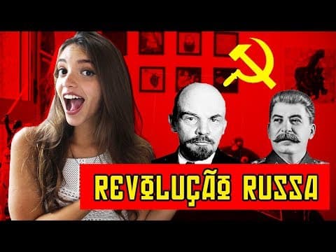 Thumbnail da aula: TUDO QUE VOCÊ PRECISA SABER SOBRE A REVOLUÇÃO RUSSA! - Resumo de História (Débora Aladim)