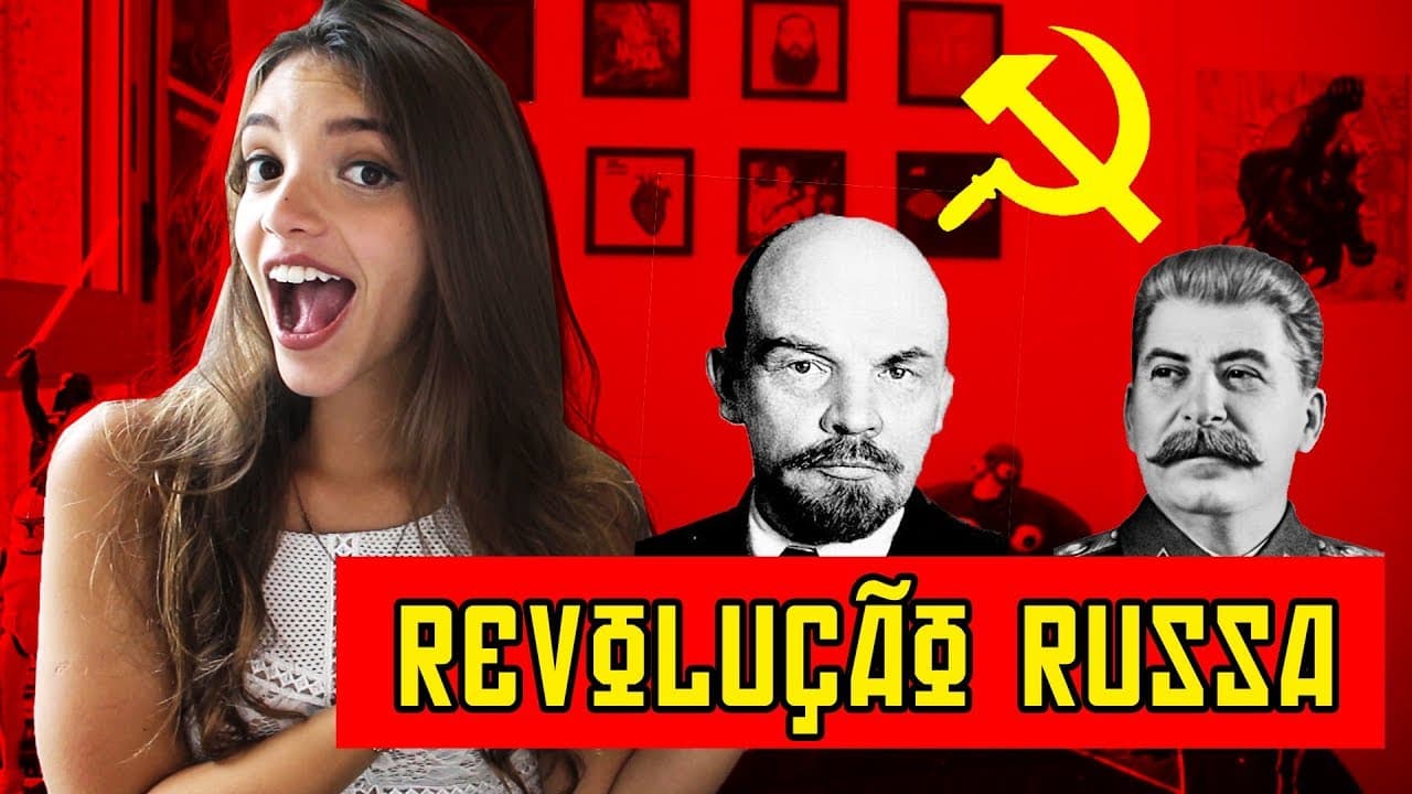 Thumbnail: TUDO QUE VOCÊ PRECISA SABER SOBRE A REVOLUÇÃO RUSSA! - Resumo de História (Débora Aladim)