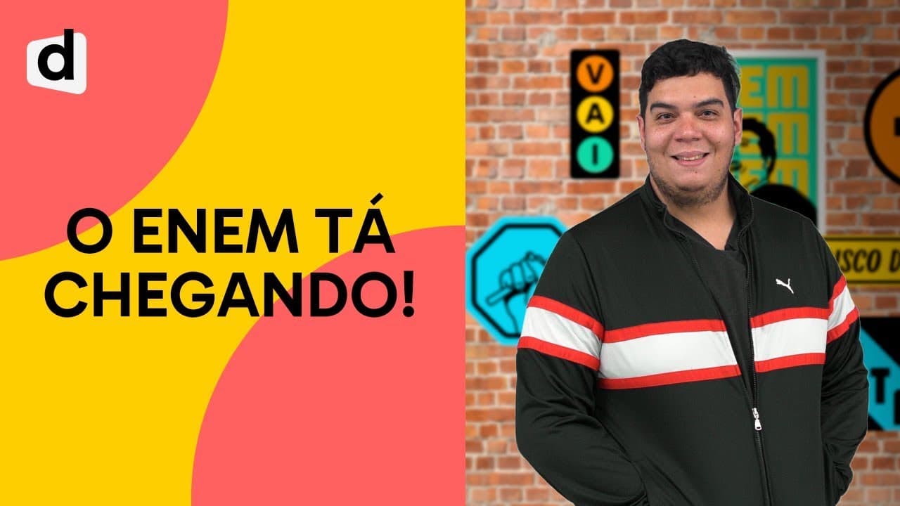Thumbnail: POR QUE VOCÊ DEVE COMEÇAR A SE PREOCUPAR COM O ENEM? | PLANTÃO DESCOMPLICA