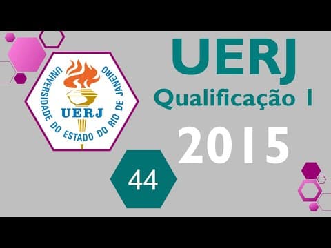 Thumbnail da aula: UERJ 2015 / 1° EQ Questão 44 - "Em 1815, o médico inglês William Prout formulou a hipótese de ..."