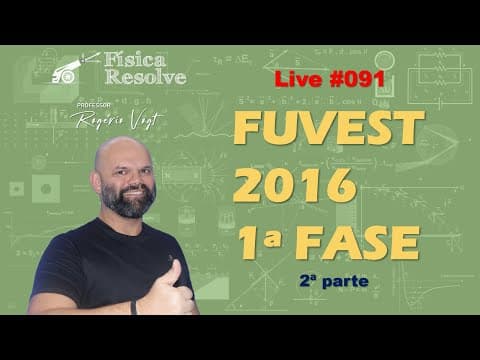 Thumbnail da aula: VESTIBULAR MEDICINA AO VIVO: Correção da FUVEST 2016 - 2a parte