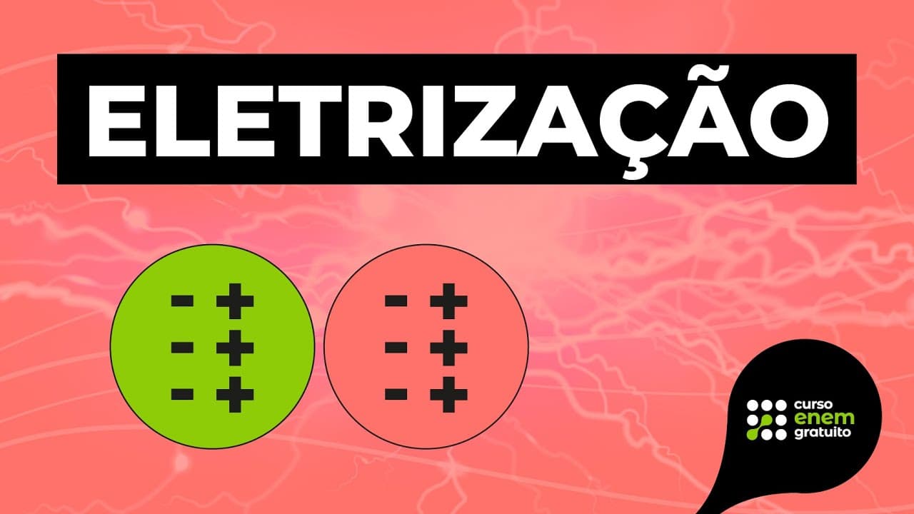 Thumbnail: TIPOS DE ELETRIZAÇÃO: POR ATRITO, CONTATO E INDUÇÃO (ELETROSTÁTICA) | Resumo de Física para o Enem