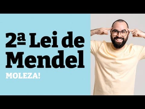 Thumbnail da aula: Segunda Lei de Mendel [Muito fácil!] - Aula 10 - Mód. 2 - Genética | Prof. Guilherme