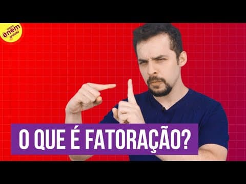 Thumbnail da aula: O QUE É FATORAÇÃO? Aprenda a fatorar números | Resumo de Matemática para o Enem