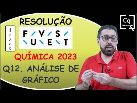 Thumbnail da aula: RESOLUÇÃO FUVEST (1 FASE ) - ANÁLISE DE GRÁFICO