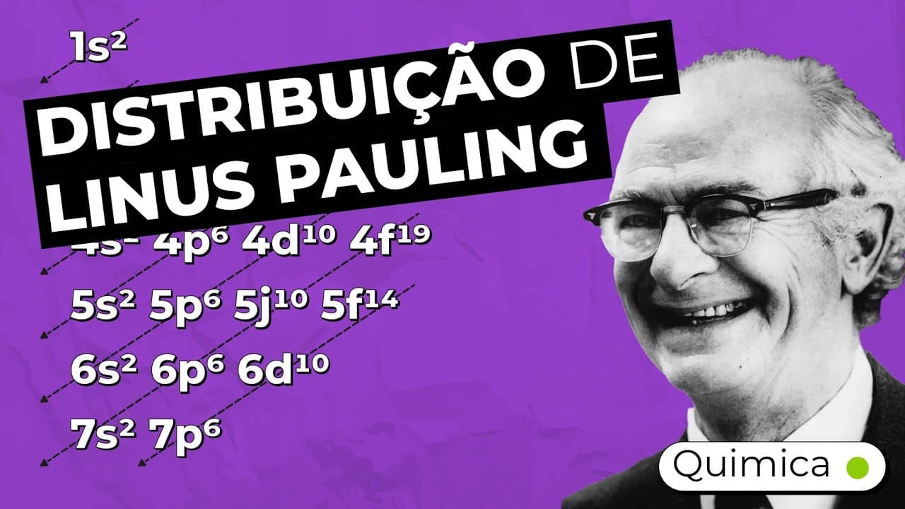 Thumbnail: COMO ESTUDAR DISTRIBUIÇÃO DE LINUS PAULING | Química para o Enem e o Encceja | Larissa Campos