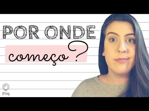 Thumbnail da aula: Não sabe por onde começar a estudar redação? Clique aqui
