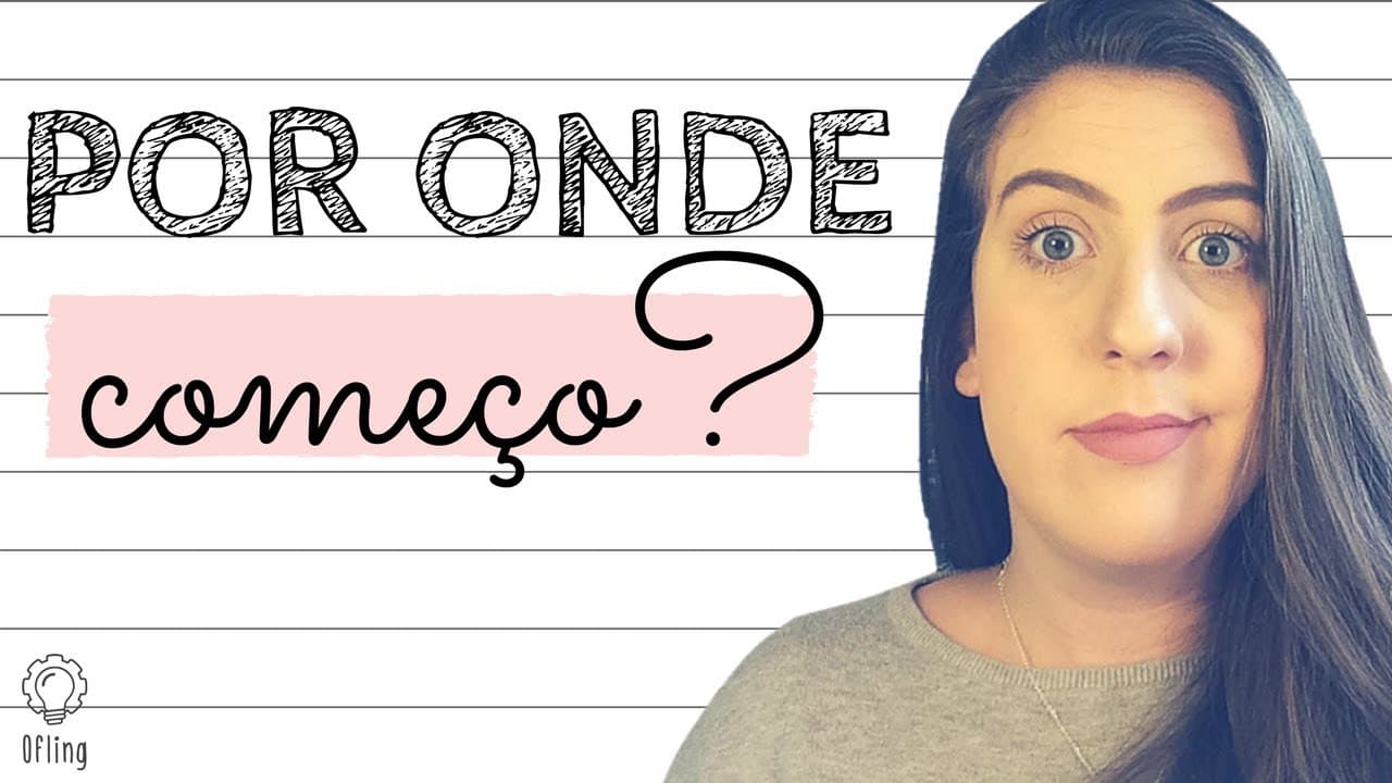 Thumbnail: Não sabe por onde começar a estudar redação? Clique aqui