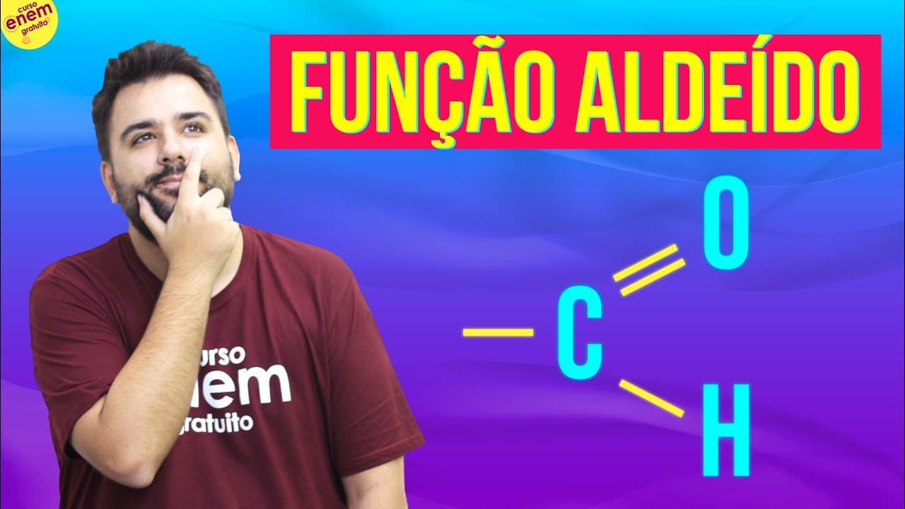 Thumbnail: FUNÇÃO ALDEÍDO: QUÍMICA ORGÂNICA | Resumo para o Enem