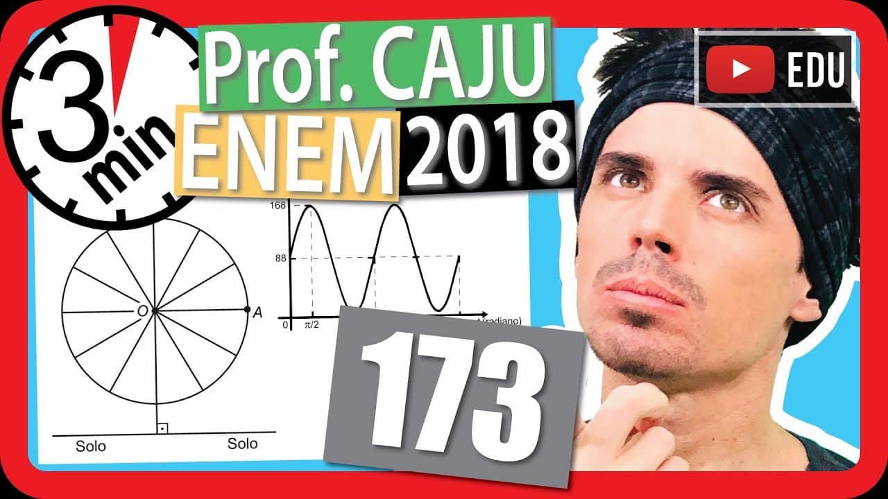 Thumbnail: 🏃ENEM 2018 🎯 RAPIDINHA Questão 173 - Trigonometria