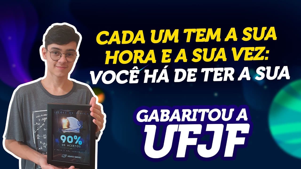 Thumbnail: Ele GABARITOU um vestibular de FÍSICA