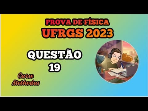 Thumbnail da aula: 19 de 2023 da prova de física da UFRGS - Dídimo e Dimorfo são um par de asteroides que e