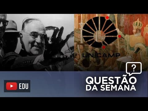 Thumbnail da aula: BRASIL IMPÉRIO E REPÚBLICA NA UNICAMP | REVISÃO UNICAMP HISTÓRIA