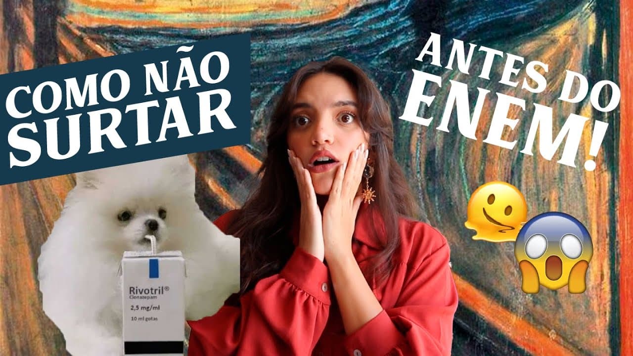 Thumbnail: Como NÃO SURTAR antes do ENEM 2023!