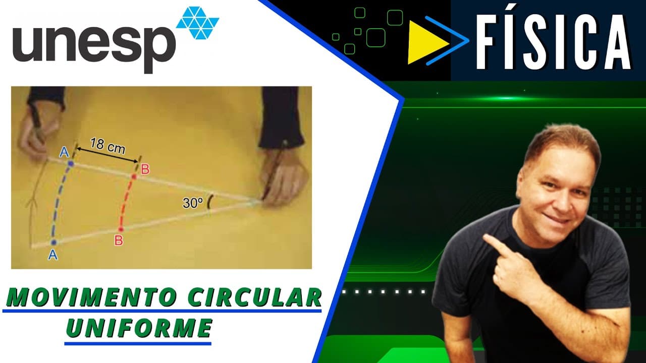 Thumbnail: UNESP/SP - FÍSICA - MOVIMENTO CIRCULAR UNIFORME
