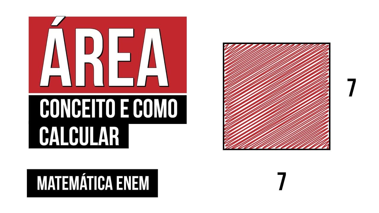 Thumbnail: ÁREA: conceito e como calcular | Matemática | Explica do Zero | Prof. Lucas Borguezan