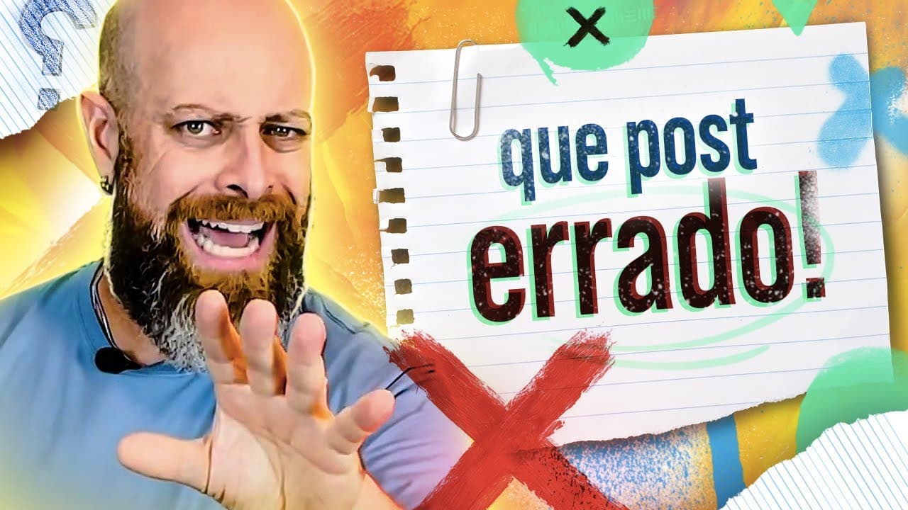 Thumbnail: Reagindo a POSTS com ERROS DE PORTUGUÊS #ReageProfe | Professor Noslen