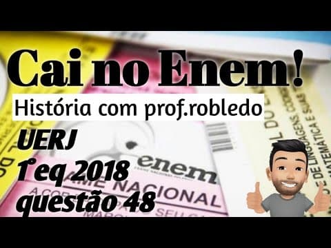Thumbnail da aula: UERJ 2018 - Movimento operário