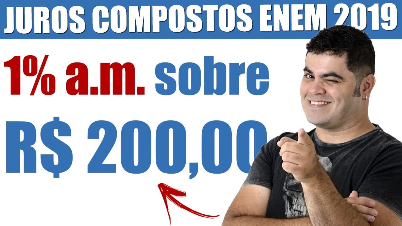 Thumbnail: Questão de JUROS COMPOSTOS Agora Ficou FÁCIL 150 do ENEM 2019 | Uma pessoa se interessou em adquirir