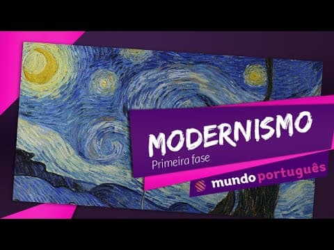 Thumbnail da aula: 📜 Modernismo (1ª Fase) - Literatura - ENEM