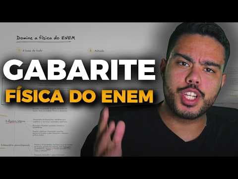 Thumbnail da aula: ⚡Como Dominar a Física do ENEM em 2 Meses (GUIA DA RETA FINAL)