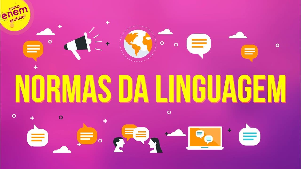 Thumbnail: NORMAS DA LINGUAGEM | LINGUAGEM FORMAL E INFORMAL | PORTUGUÊS | Prof.ª Kel
