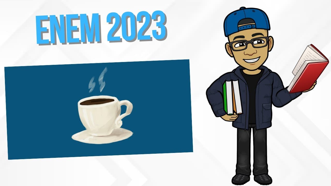 Thumbnail: Enem 2023- Uma cafeteria adotou copos fabricados a partir de uma composição de 50% de plástico...
