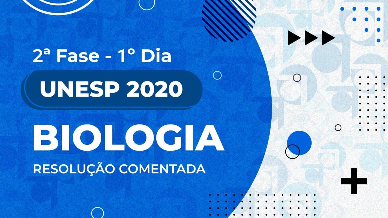 Thumbnail: Resolução Comentada - UNESP 2020 - 2ª fase - 1º dia - Biologia