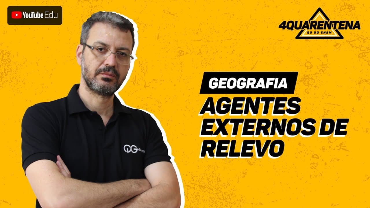 Thumbnail: QUARENTENA: Agentes Externos de Relevo | Geografia