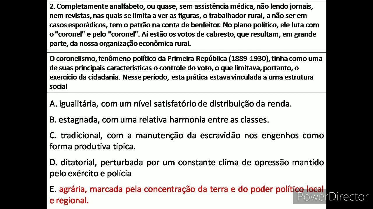 Thumbnail: Comentários sobre as questões de história do ENEM 2011