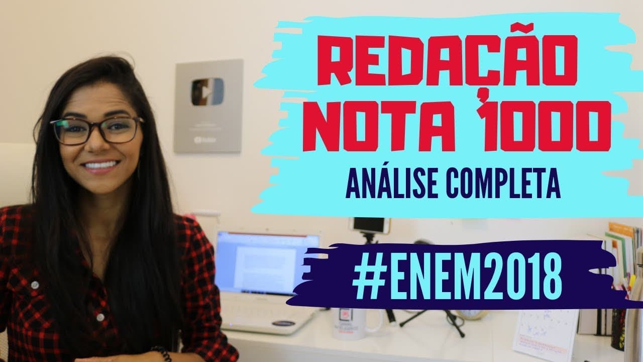 Thumbnail: Análise COMPLETA de uma redação nota 1000 do ENEM 2018 | O que você precisa saber | ENEM 2019