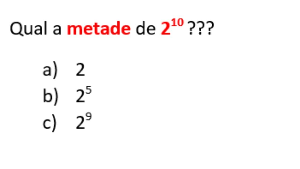 Thumbnail: DESAFIO DE POTENCIAÇÃO - MATEMÁTICA BÁSICA