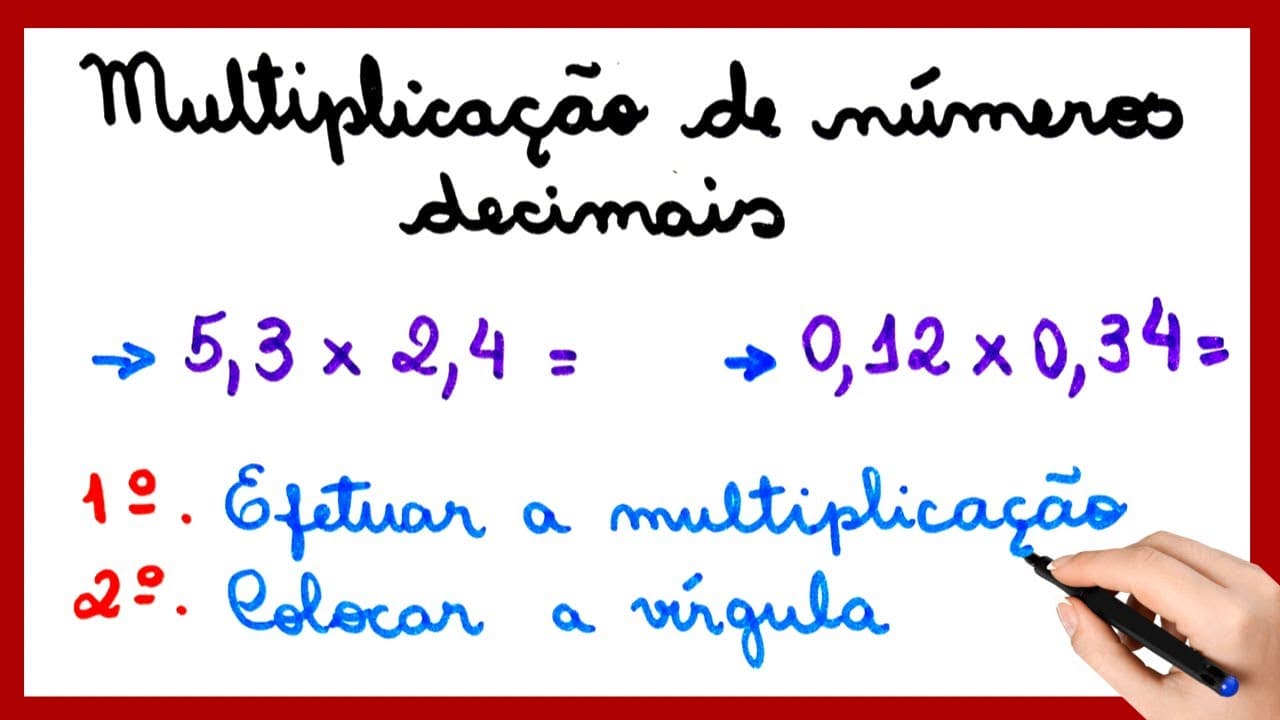 Thumbnail: MULTIPLICAÇÃO COM NÚMEROS DECIMAIS