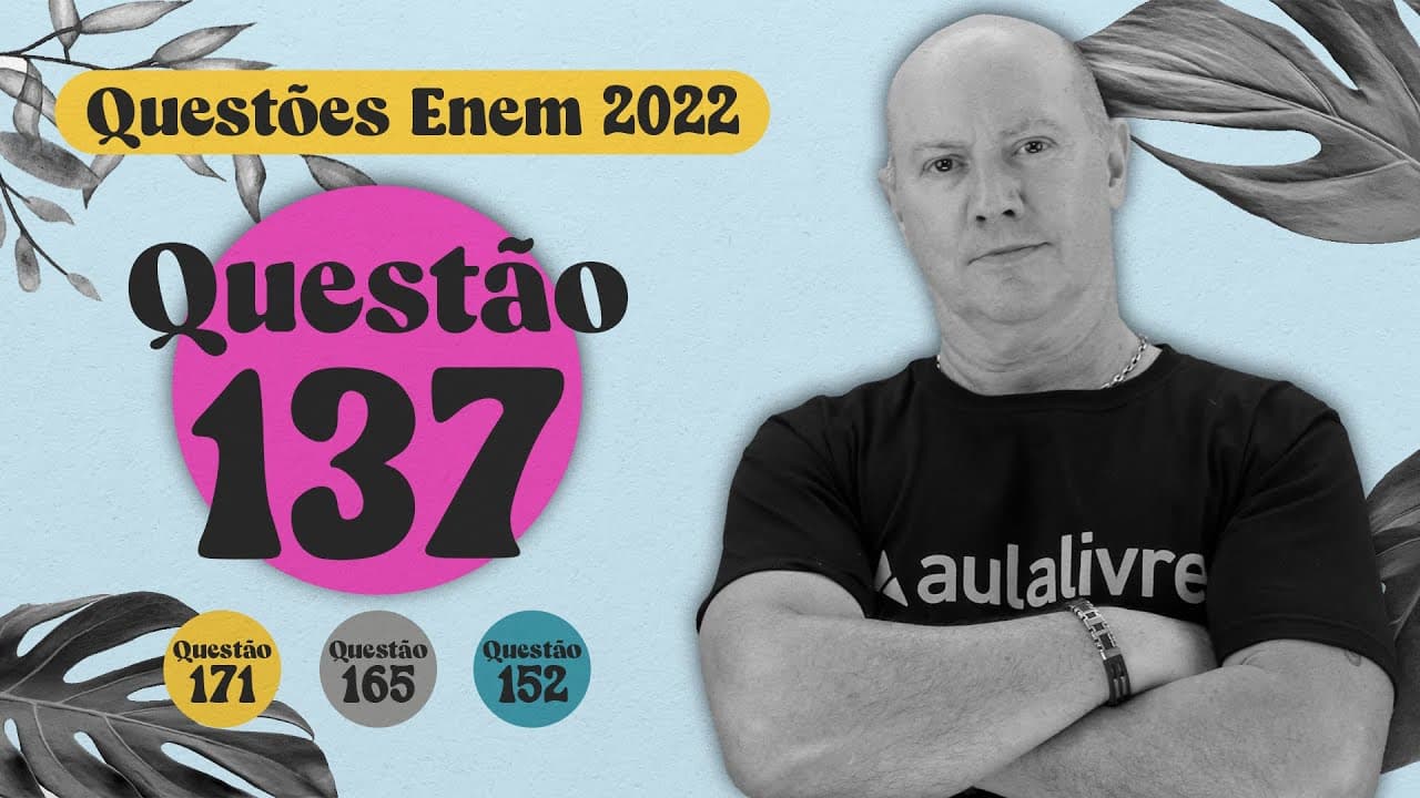 Thumbnail: ENEM 2022 I Geometria Plana I Questão 137
