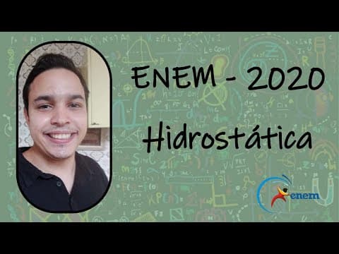 Thumbnail da aula: Enem 2020 - A Torre Eiffel, com seus 324 metros de altura, feita com treliças de ferro, pesava 7 300