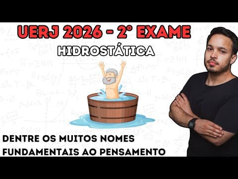 Thumbnail da aula: UERJ 2026 - Dentre os muitos nomes fundamentais ao pensamento filosófico e científico, encontra-se