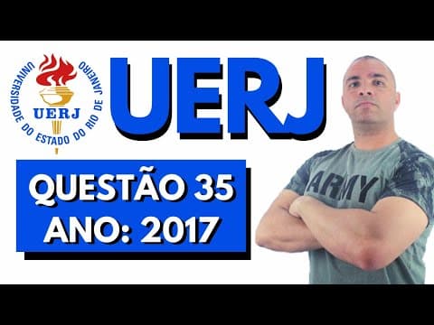 Thumbnail da aula: [UERJ 2017.2/Q35] Indicadores ácido-base são substâncias que ao serem adicionadas a soluções aquosas
