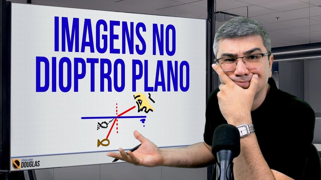 Thumbnail: DEMONSTRAÇÃO DA EQUAÇÃO DA IMAGEM NO DIOPTRO PLANO