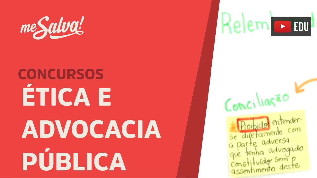 Thumbnail: Me Salva! OABC01 - Ética do Advogado e Advocacia Pública