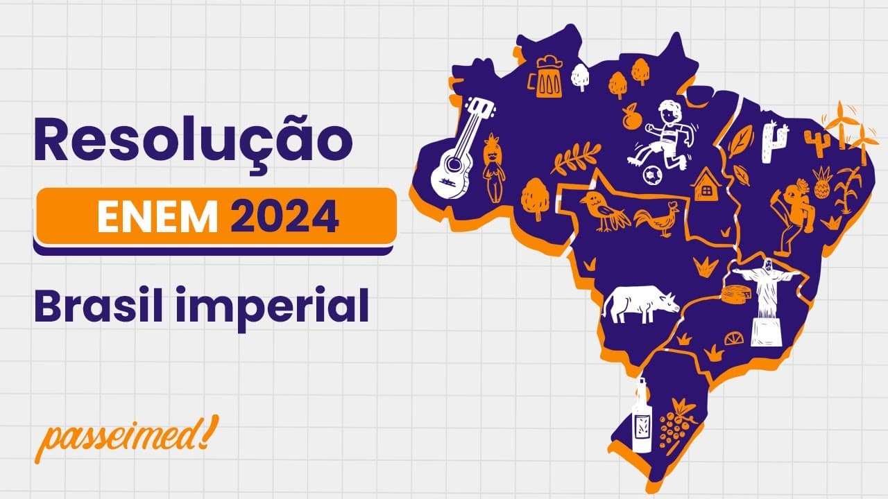 Thumbnail: ENEM 2024 - BRASIL IMPERIAL | Neta de Tomásia, uma escravizada alforriada, Chiquinha Gonzaga...
