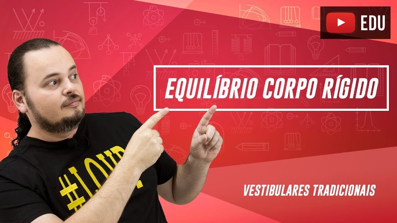 Thumbnail: Estática do corpo rígido | Momento de uma força | Equilíbrio | ENEM e vestibulares